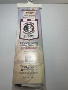 Florida State Seminoles 1999 National Championship Deluxe Flag 35" x 52" - Picture 1 of 6