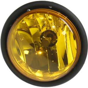 Yellow Lens Fog Light For 2000-11 Freightliner Columbia LH or RH w/ Bulb