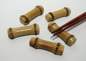 Japanese Bamboo Chopsticks Rest Set (5-piece) - Picture 1 of 2