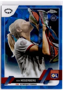 Ada Hegerberg 2022-23 Topps Chrome Sapphire Women's Image Variation #100 Lyon - Picture 1 of 2