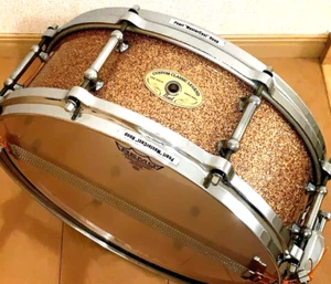 Pearl Custom Classic Legend One-Piece Maple Snare Drum Pink Champagne Gold 14"x5 - Picture 1 of 8