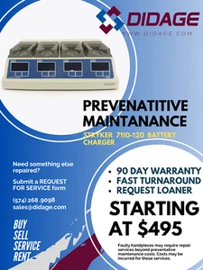 Stryker 7110-120 Universal Akku Ladegerät Reparatur Wartung, Komplettreparatur, etc. - Bild 1 von 1