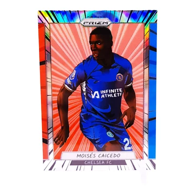 2023-24 Panini Prizm Premier League Moises Caicedo Manga Chelsea Case Hit - Image 1 of 2