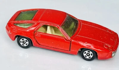 Tomy Tomica 1978 vintage escala 1:63 Porsche 928 rojo n.º Puertas abiertas F53 Japón Foto 1 de 4