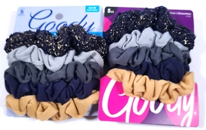 Goody Women's Hair Ouchless Scrunchies 12191 Lot of 2 - 10 Scrunchies total! - Picture 1 of 4