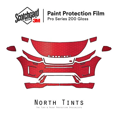 Sujetador Land Rover Discovery Sport R-Dynamic 20-2023 serie 3M PRO película transparente PPF Foto 1 de 4