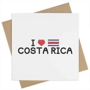 'I Love Costa Rica' Greeting Cards (GC032851)