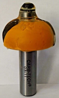 Carb Tech ½ " x 1-3/8" Cove Router Bit  ½" Shank #11 - Image 1 of 2