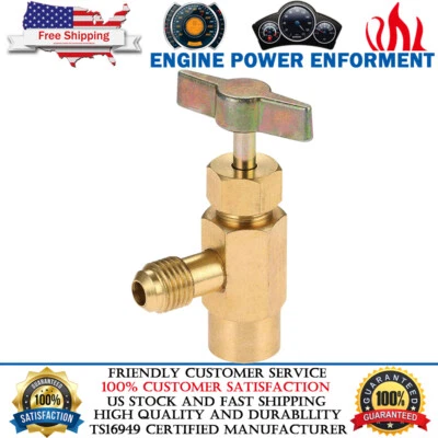 Recharge Hose Adapter Self-Sealing Can A/C Tap Opener Tool Freon Refrigerant Kit - Image 1 of 4