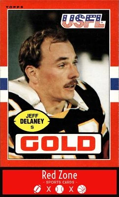 1985 Topps USFL - #30 Jeff Delaney NM/NM+ Set Break! - Image 1 of 2