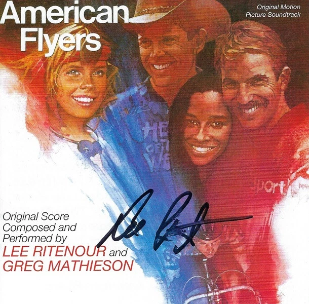 American Flyers (1985) Soundtrack Score CD / signed by Composer Lee Ritenour !! - Bild 1 von 2