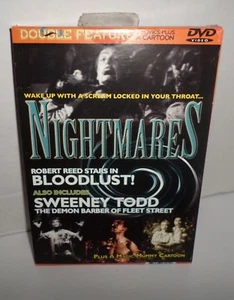 Bloodlust & Sweeny Todd DVD Double Feature Classic Horror + Magic Mummy Cartoon - Picture 1 of 2