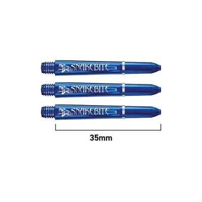 Red Dragon Peter Wright Snakebite Logo Polycarbonate Short Dart Shafts - Image 1 of 2