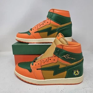 RARE Men's Reves Sport Kool KIY House Of Pain '85 High / Citrus Orange / Size 11 - Picture 1 of 8