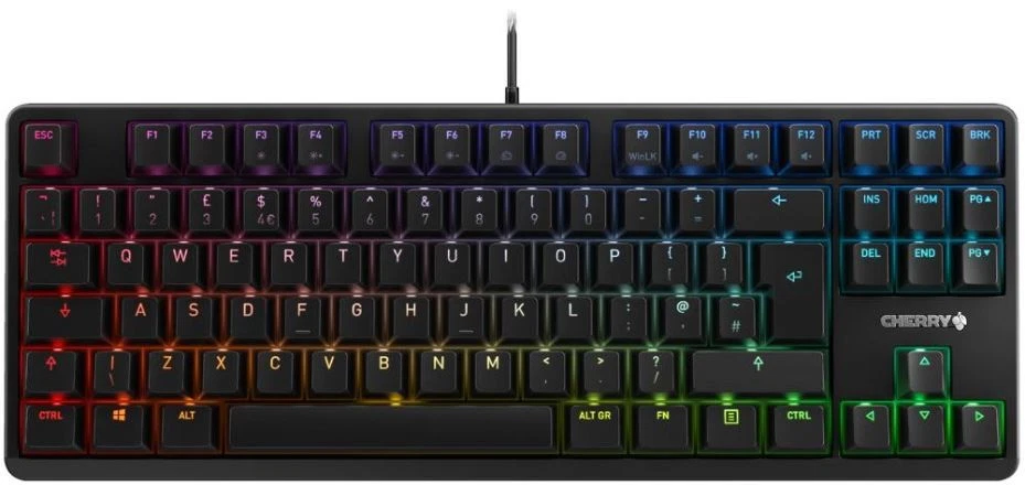 CHERRY - G80-3000N RGB TKL Mechanical USB Keyboard with Cherry MX Red Switches - Image 1 of 1