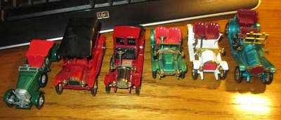 Bentley 1929 Otros 6 Modelos Matchbox de Antaño Die Cast Lote Foto 1 de 4