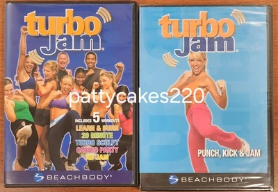 BeachBody Turbo Jam 5 Rockin' Workouts & Punch Kick & Jam (DVD, 2007)  - Image 1 of 4
