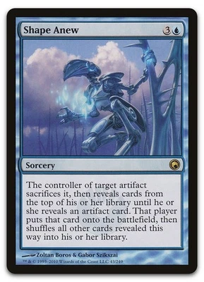 Shape Anew #43 (LP) Scars of Mirrodin SOM Magic MTG - Image 1 of 2