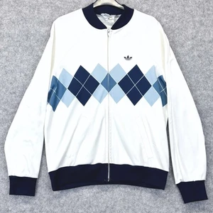 Adidas Ventex Lendl Francia Vintage Años 70 - 80 Pista Bomber Chaqueta M-L Ajustada - Imagen 1 de 12