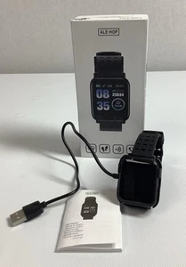 Ale-Hop Squar Fitness Activity Watch / Step Counter / Heart Rate Monitor - Boxed - Picture 1 of 7