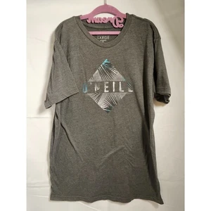 O'Neill Shirt Erwachsene Herren Large grau Spruch Logo Modern Fit Kurzarm T-Shirt - Bild 1 von 11