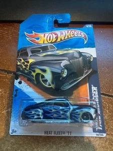 2011 Hot Wheels Heat Fleet Tail Dragger #98 blau - Bild 1 von 1