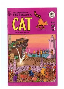 Fat Freddy’s Cat #5 Gilbert Shelton Rip Off Press gemini mailer - Picture 1 of 2