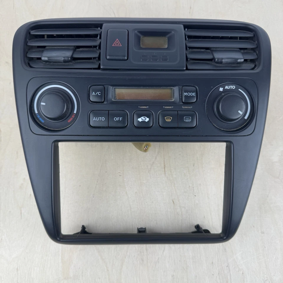 Honda Accord 1998-02 radio bisel aire acondicionado climatizador calefacción reloj ventilación OEM negro Foto 1 de 4