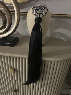 human hair ponytail/Black - Image 1 of 4