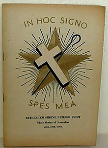 Bethlehem Shrine Number Eight, Iowa City 1949-50 Booklet, 68 Pages - Imagen 1 de 1