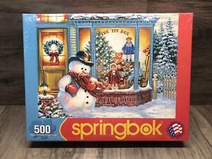 Springbok Frosty's Toy Box  Factory Sealed 500 Pieces Puzzle 18”x 23.5” (2012)