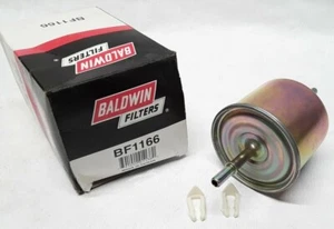 FILTRO DE COMBUSTIBLE BALDWIN BF1166 Y CLIPS NUEVO STOCK ANTIGUO - Imagen 1 de 2