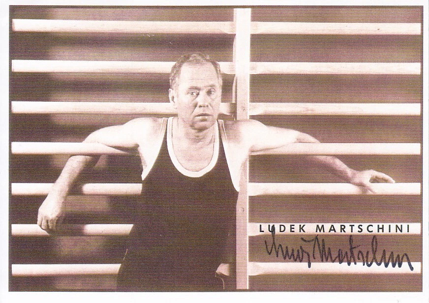 Ludek MARTSCHINI (1921-2014) - Schweiz, Ex-Nationaltrainer Turnen, Original! - Bild 1 von 1