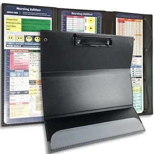 Foldable Plastic Nursing Clipboard 3-Layer Folding Clipboard for Nurses Students - Picture 1 of 8