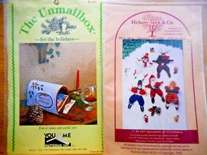 2 Christmas Patterns-Unmailbox-Ice Cream Spoon Tree Ornaments + 26 Spoons #33 - Picture 1 of 6
