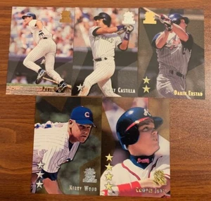 1999 Topps Stars Promo Card Set-O'Neill,Castilla,Erstad,Wood,Jones Free Shipping - Picture 1 of 1