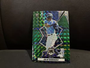 2022 Panini Mosaic Green Camo Julio Rodriguez RC Prizm #274 Mariners - Picture 1 of 2