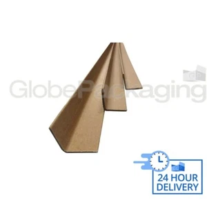 100 x 1M LANGE KARTONKANTENSCHUTZ PALETTENSCHUTZ 35 mm L PROFIL *24 STUNDEN LED* - Bild 1 von 6