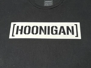 HOONIGAN - Hombre 2XL - EXTRA GRANDE, NEGRO Manga Corta Logo Camiseta - Imagen 1 de 13