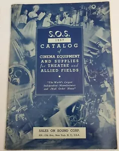 SOS Theater Kino Katalog 1937 - Verstärker - Projektoren - 88 Seiten sehr schön - Bild 1 von 12
