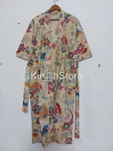 Women Long Sleeve V-Neck Nightgown Full Length Lounge wear Night Dress for Gift - Picture 1 of 4