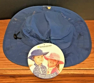 Youth Sun Beach Hat Blue UPF 50+ UV Block Protection Zone Safari New w/ Tags Kid - Picture 1 of 8