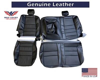 Capas de assento de segunda fila de couro 2003 2004 2005 2006 2007 Ford F250 F350 Lariat  - Imagem 1 de 4