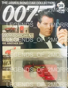 EAGLEMOSS JAMES BOND CAR COLLECTION - #39 LAMBORGHINI DIABLO DIE ANOTHER DAY NEW - Picture 1 of 1