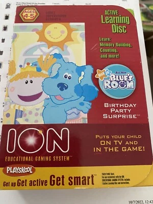 Disco de aprendizaje del sistema educativo de juegos ION: sorpresa de fiesta de cumpleaños Blue's Room Foto 1 de 2