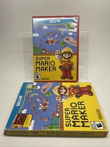 Super Mario Maker (Nintendo Wii U, 2015) Manual Included Tested Working With Box - Bild 1 von 3