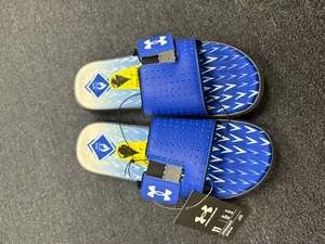 Under Armour Mercenary Pantoletten Wasser Sandalen UA blau Herren Gr. 11 3027252-400 NEU - Bild 1 von 7