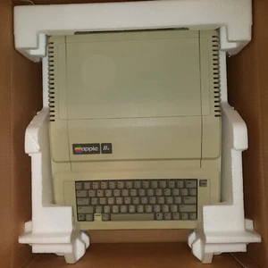Vintage Apple IIe A2S2064 Computer With BOX Works Tech Tested - Picture 1 of 13