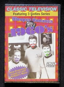 CLASSIC TELEVISION BLOOPER BONZANZA 1960'S DVD Sci-Fi STAR TREK 3 Sixties Series - Picture 1 of 3