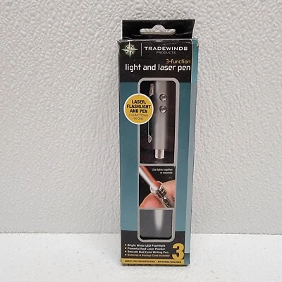 3-Function LED Flashlight Laser Pen Combo Home Office - Tradewinds Products - Image 1 of 4